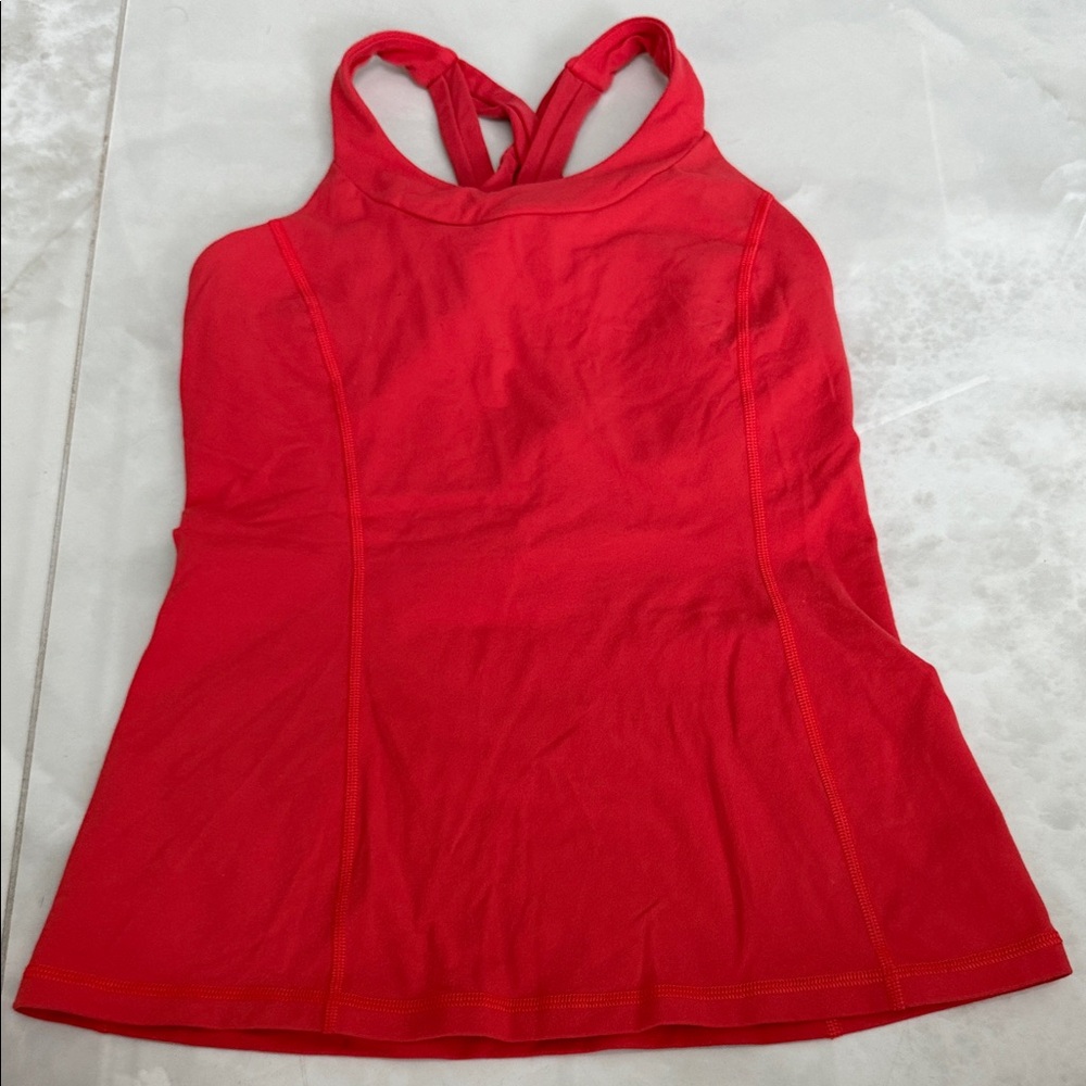 lululemon athletica Red Tank Top